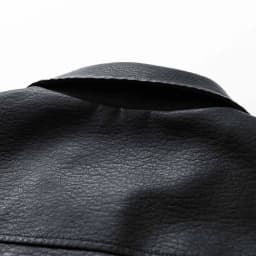 LMOIPLI Mens Faux Leather Zipper Motorcycle Jackets Lapel Collar Casual Long Sleeve Solid Color Coats Fall Winter Trendy Loose Coat with Pocket Black XXL - Thumbnail 6