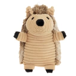 (3 pack) Vibrant Life Brown Hedgehog Plush Dog Toy with Squeaker, Chew Level 2 - Thumbnail 2