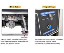 44LBS Ront Load Washer Industrial Automatic Laundry Washing Machine Commercial Washing and Drying Machine 220V - Thumbnail 6