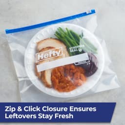 Hefty Slider Gallon Freezer Bags, 60 Count - Thumbnail 6