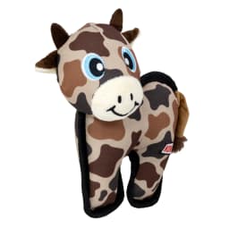KONG® Ballistic® Cow Squeaker Dog Toy, Medium, for Dogs Between 15-35 lbs - Thumbnail 4