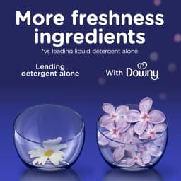 Downy Ultra Soft Liquid Fabric Softener, Calm, Lavender & Vanilla Bean, 93 fl oz, 138 Loads - Thumbnail 5