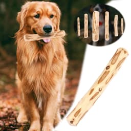 Coffee Wood Dog Chew Sticks Natural Teething Toys for Puppies and Adult Dogs Organic Cleaning and Anxiety Chews - Thumbnail 2