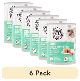 (6 pack) Special Kitty Ocean Whitefish Dinner Pate Wet Cat Food, 13 oz Can - Thumbnail 1