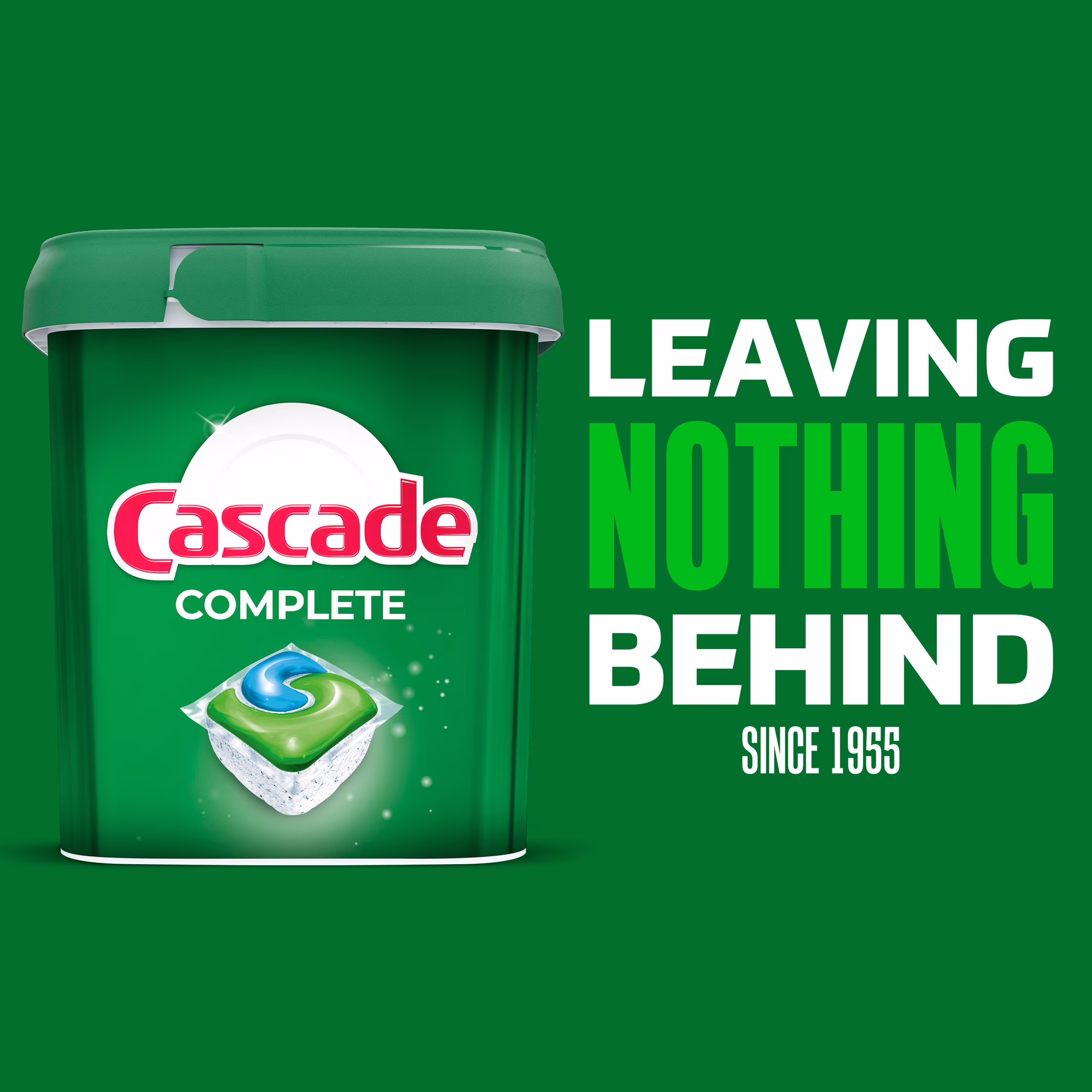 Cascade Complete Action Pacs, Dishwasher Detergent, Lemon, 16 Count - Thumbnail 3