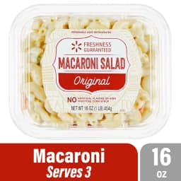 Freshness Guaranteed Original Macaroni Salad, Ready to Serve, 16 oz Small Tub (Refrigerated) - Thumbnail 1