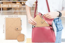 Money Saving Binder with Cash Envelopes, Including Zipper PVC Pockets, Cash Envelopes, Stickers and Pen - Thumbnail 4