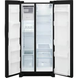 Frigidaire FRSS2323AB 22 Cu. Ft. Black Side-By-Side Refrigerator - Thumbnail 2