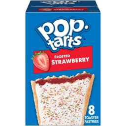 Pop-Tarts Toaster Pastries, Breakfast Foods, Kids Snacks, Frosted Strawberry (8 Pop-Tarts) - Thumbnail 1