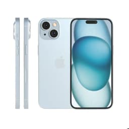 Restored AT&T, Apple, iPhone 15, Cell Phones, 512GB 6GB RAM, Blue/6.1 in - Thumbnail 2