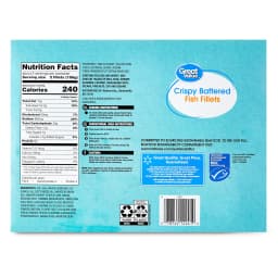 Great Value Crispy Battered Fish Fillets, 19 oz, 10 Count - Thumbnail 7