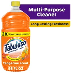 Fabuloso 2X Multi-Purpose Cleaner, No Rinse Floor Cleaner, Tangerine Scent, 56 fl oz - Thumbnail 1