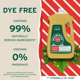 Murphy Oil Soap Concentrated Formula, Wood Cleaner, Citronella Oil Scent, 90 fl oz Bottle - Thumbnail 6