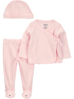 Carter's Child of Mine Baby Outfit Set, 3-Piece, Sizes Preemie-6/9 Months - Thumbnail 1