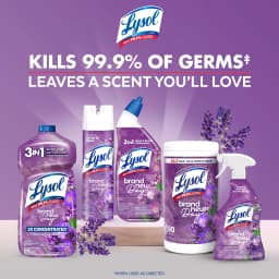 Lysol® All-Purpose Cleaner, Sanitizing and Disinfecting Spray, Lavender & Cotton Blossom, 32 fl oz - Thumbnail 6