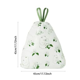 Scented Camellia Drawstring Bags Durable Odor Control 13 Gallon Size For Kitchen And Household Waste Rubbish Bags - Thumbnail 3