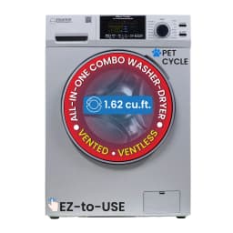 Equator 1.62 cu.ft./15 lbs All in One Combo Washer Dryer with Pet Cycle Silver - Thumbnail 1