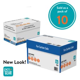 Pen+Gear Copy Paper, 8.5" x 11", 92 Bright White, 20 lb., 10 Ream Case (5,000 Sheets) - Thumbnail 3