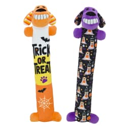 Multipet Halloween 12” Smiling Dog 2pc Dog Toy Value Pack - Thumbnail 1