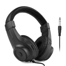 RHEA- Wired Over Ear Headphones Headset For Mixer Amplifier Guitar Electric Piano W5O7 - Thumbnail 1