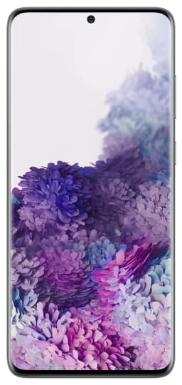 Unlocked Samsung Galaxy S20+ 5G Cell Phones, 128GB, 8GB RAM, 4500 mAh, Wireless Charging, Gray - Thumbnail 1