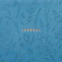 Pen + Gear Leatherette Embossed Jumbo Journal, Blue, 192 Lined Pages, 7.375" x 10.25" - Thumbnail 2