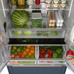36 In. Panel Ready French Door Refrigerator With Ice maker, water dispenser, Frost Free . 19.6 total cubic - Thumbnail 6