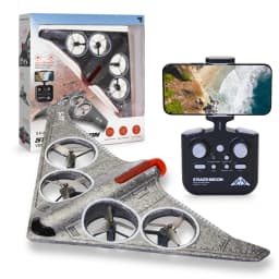 Sharper Image® Stealth Recon Video Drone with Live Streaming Camera, Black - Thumbnail 1