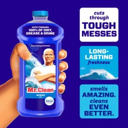 Mr. Clean All Purpose Cleaner, Cleaning Liquid, Ocean, 41 fl oz - Thumbnail 2