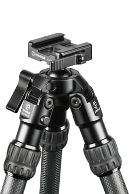 FANAUE Carbon Fiber Tripod for Hunting,360 Degree Ball Head,with Arca Swiss Quick Release Plateand Hands-Free Operation for Hunting, Shooting - Thumbnail 2