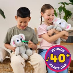 Little Live Pets My Baby Koala Kiki, Interactive Plush with 40+ Sounds & Reactions. 10.2" Tall, Really Yawns, Feeds on Leaf, Ages 4 - Thumbnail 10