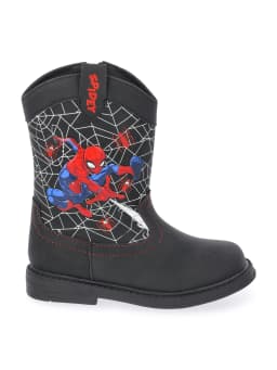 Spider Man Toddler Boys Light Up Western Cowboy Boots - Thumbnail 2