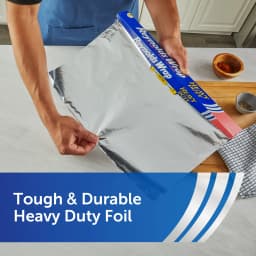 Reynolds Wrap Heavy Duty Aluminum Foil, Heavy Duty Foil Roll, Extra Wide, 37.5 Sq. Ft - Thumbnail 5