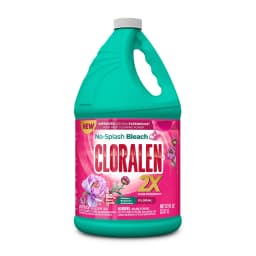 Cloralen No-Splash Liquid Scented Bleach, All Purpose Cleaner - Floral Scent, 121 fl oz - Thumbnail 1