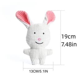 Dog Chew Toys For Aggressive Chewers, Large And Medium Breed Dogs, Indestructible Ball Dispenser With Teeth Cleaning Sound And Cute Small Design C - Thumbnail 2