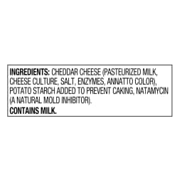Great Value Sharp Cheddar Finely Shredded Cheese, 8 oz Bag - Thumbnail 5