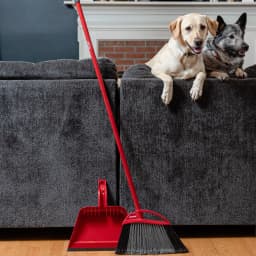 O-Cedar PowerCorner Pet Pro Broom and Dustpan Set Step-on Large - Thumbnail 14