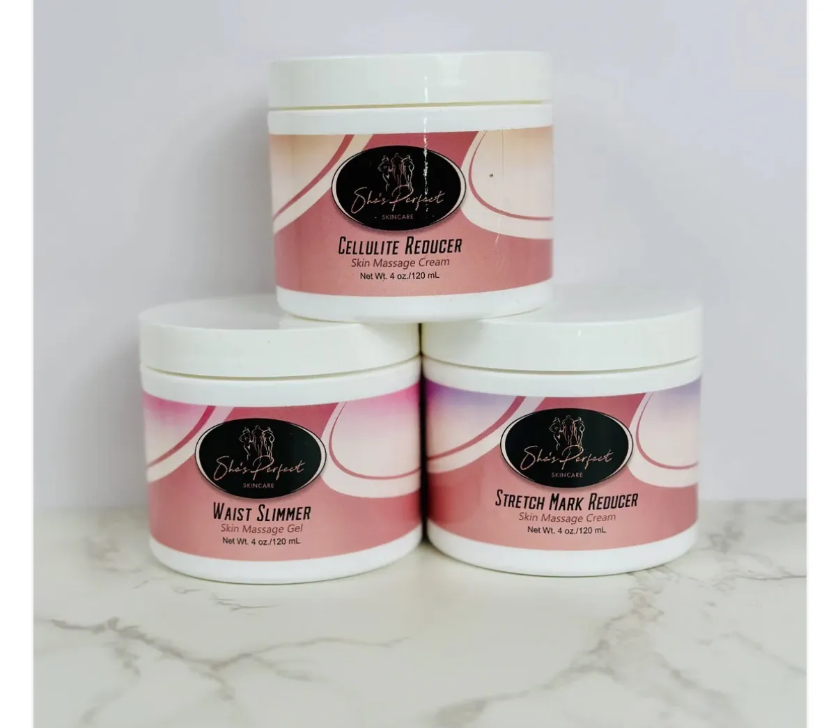 Waist Slimming, Cellulite & Stretch Mark Cream Combo
