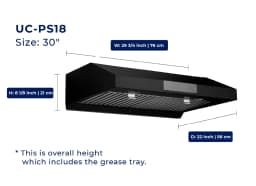 Hauslane Chef Series 30 Uc Ps18 Under Cabinet - Thumbnail 12