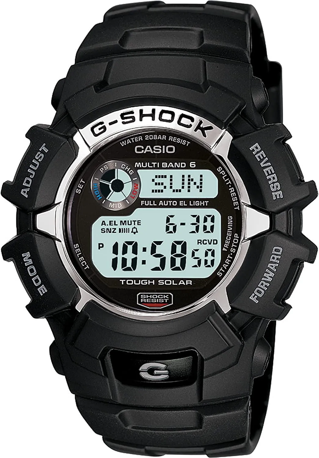 Casio Men's G Shock Solar Atomic Digital Sports