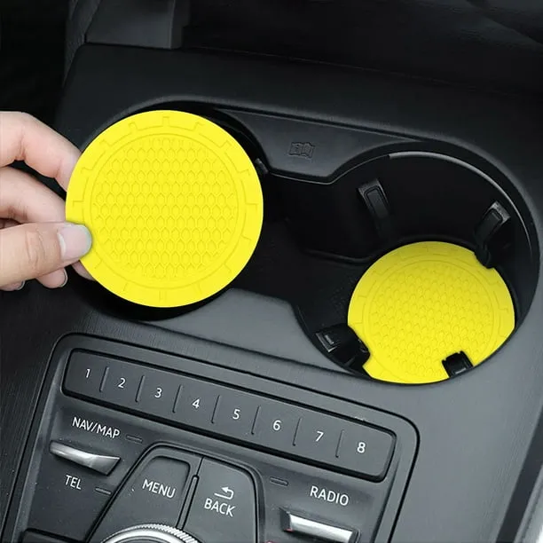 Non Slip Car Cup Holder Mat Waterproof Heat