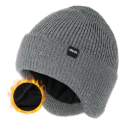 Wmcaps Winter Fleece Line Beanie Hats with Earflap - Thumbnail 1