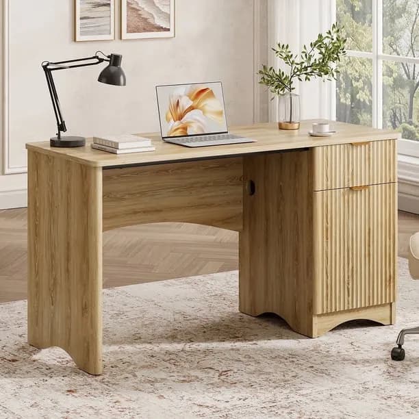 Bestier 47 Computer Desk with Drawer Modern Home