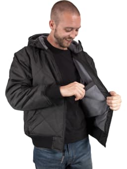 Freeze Defense Men's Winter Coat Fleece Lined - Thumbnail 7
