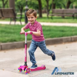 Lifemaster Mini 3 Wheel Kids Scooter with Multi - Thumbnail 2