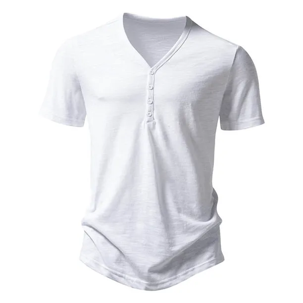 Men's Casual Fashion Basic Short Sleeved T Shirt