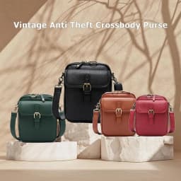 Collaboraten1 Crossbody Leather Bag Urvashi - Thumbnail 2