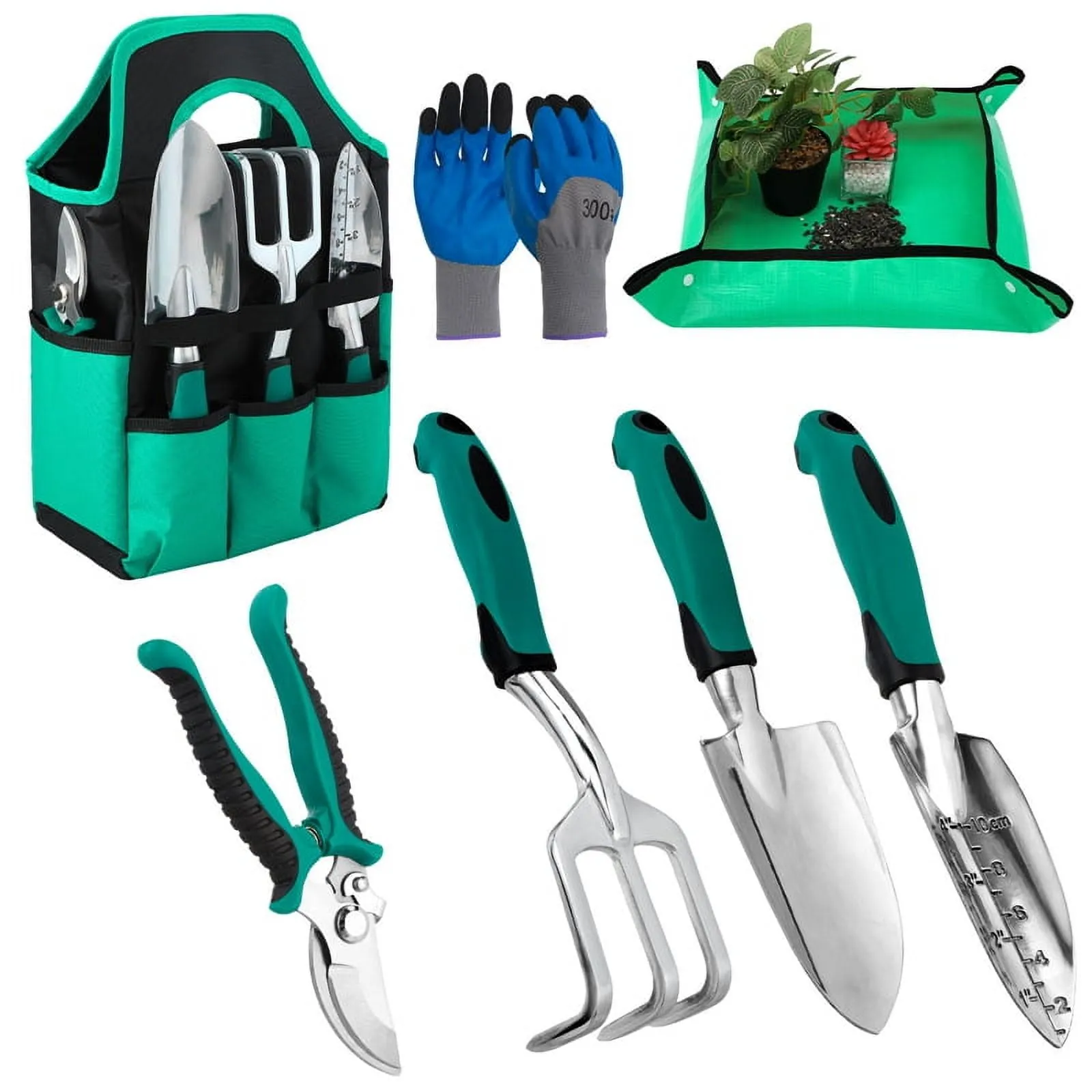 Topjuju 7 Pcs Gardening Tools Set Gardening Hand