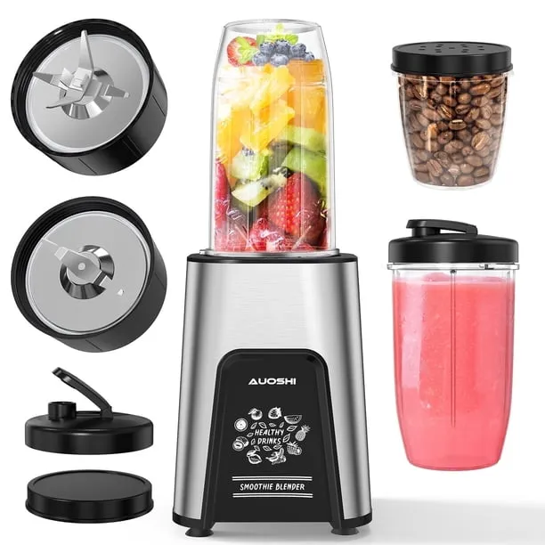 Auoshi 1000W Personal Blender for Smoothies