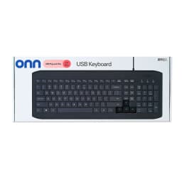 Onn USB Computer Keyboard with 104 Keys 5 Ft Cable - Thumbnail 2